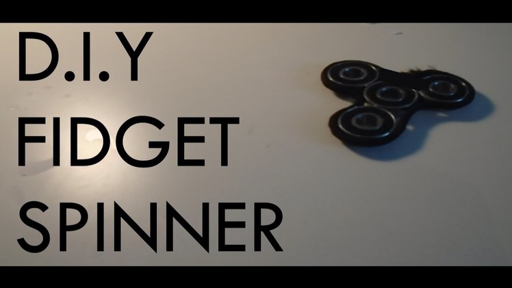 How To Make A Fidget Spinner At Home! | D.I.Y | No hot glue or 3d printer!