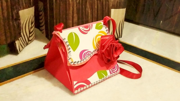 How to make birthday cards for mother \ friends [explosion bag] and gift tutorial|handmade purse