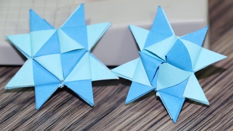 How to Make Origami Froebel Star - Easy Christmas Star.