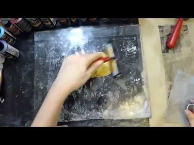 Monoprinting on napkin and sewing tissue Live Stream