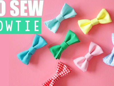 No Sew DIY Bow Tie