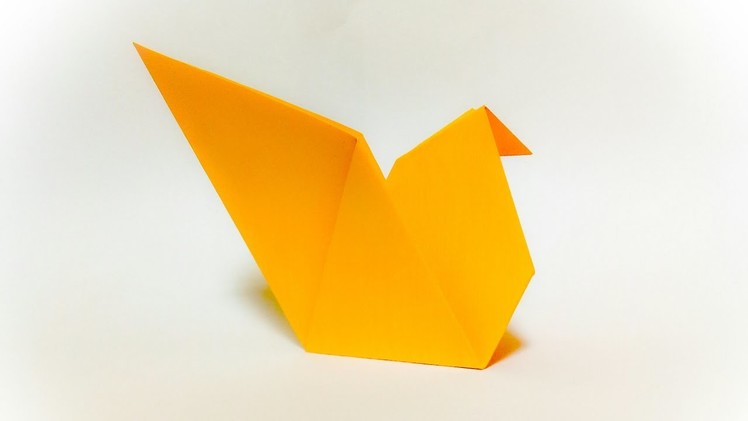 Origami bird tutorial