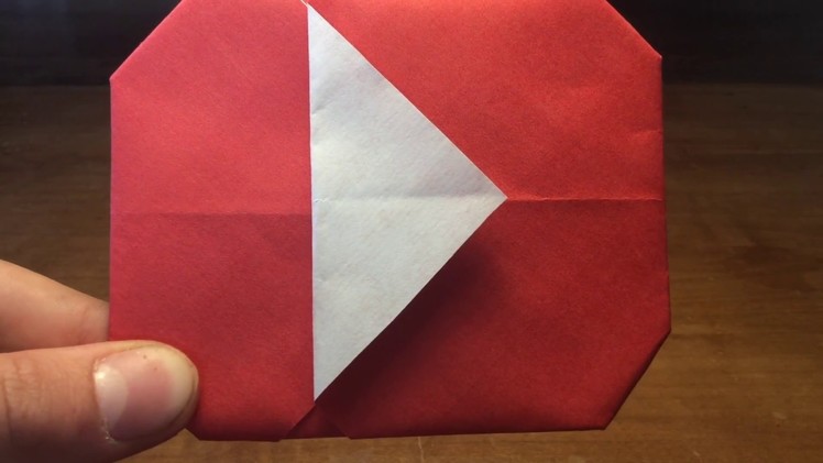 ORIGAMI: comment faire un bouton YouTube en papier
