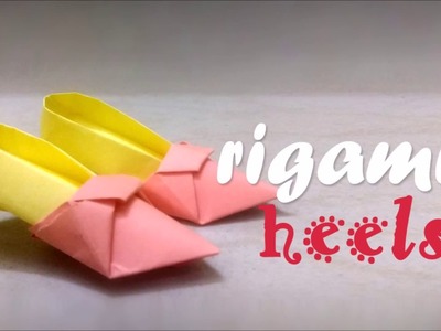 Origami High Heel Shoes