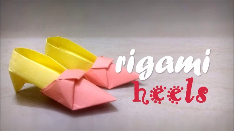Origami High Heel Shoes