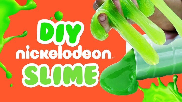 REAL DIY Nickelodeon Slime | ❤ 10 Days of Slime! ❤ Homemade Slime Without Glue