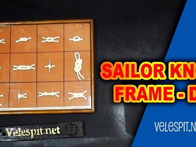 Sailor Knot Frame | DIY Projects | Decorative Nautical Frame for Home