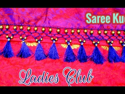 Saree Tassels I Saree Kuchu making using Beads I Latest Kucchu Designs I Gonde designs
