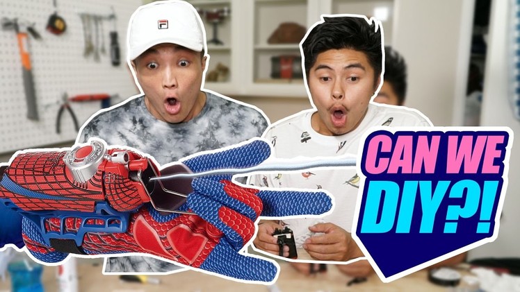 SPIDER-MAN WEB SHOOTER?! | CAN WE DIY?!