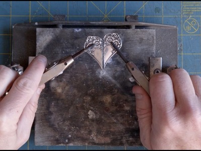 The Making of Silver Spoon Jewelry: SPOON HEART NECKLACE