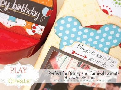 Disney and Carnival Scrapbooking Ideas