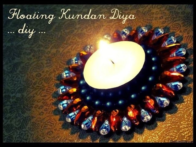 Diwali.Christmas decoration Ideas : How to Decorate Candles or Diya by Trends 2017