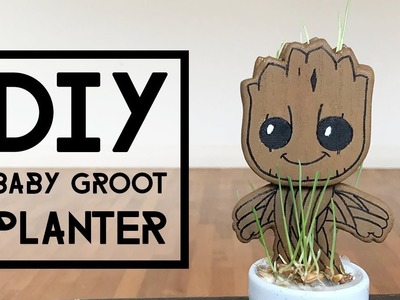 DIY Baby Groot Planter | NutBullb