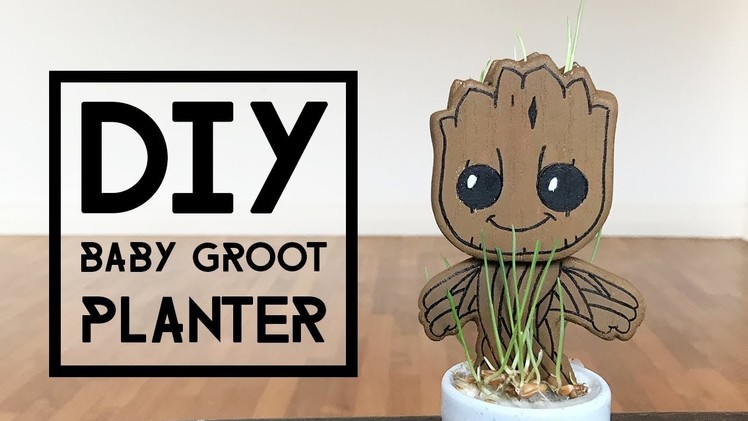 DIY Baby Groot Planter | NutBullb