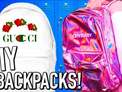 DIY Backpacks for Back to School 2017!