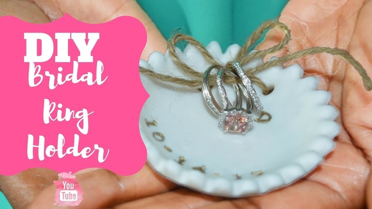 DIY Bridal Ring Holder. Bridal Ring bowl