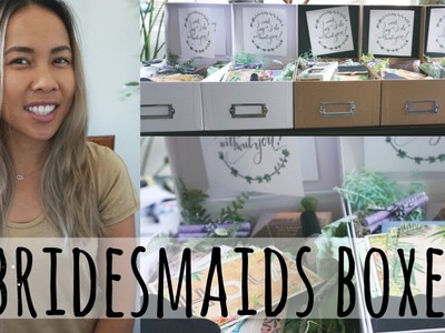 DIY Bridesmaids Boxes