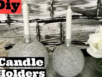 Diy Centre piece Glam Candle Holders
