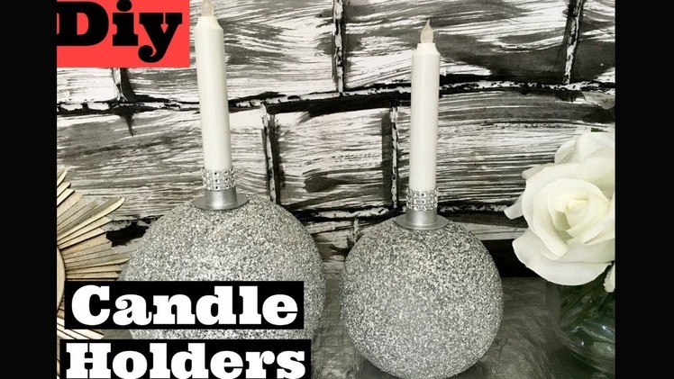 Diy Centre piece Glam Candle Holders