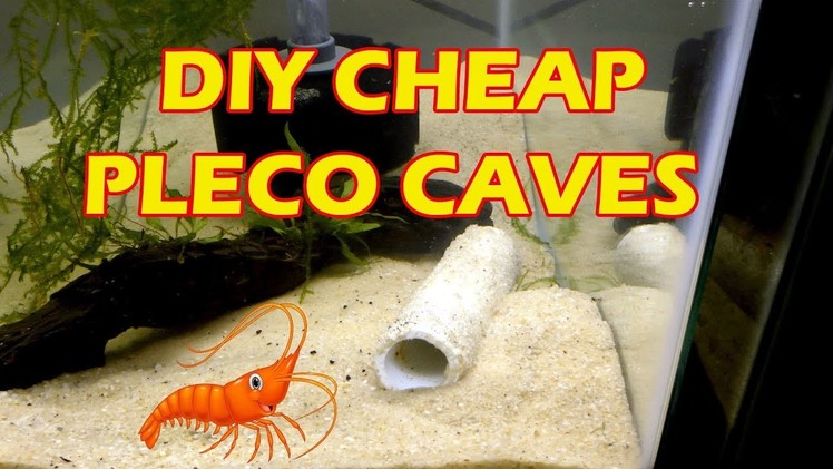 DIY CHEAP Pleco Caves - PLUS how to CLOSE one End - Make EIGHT for under $5
