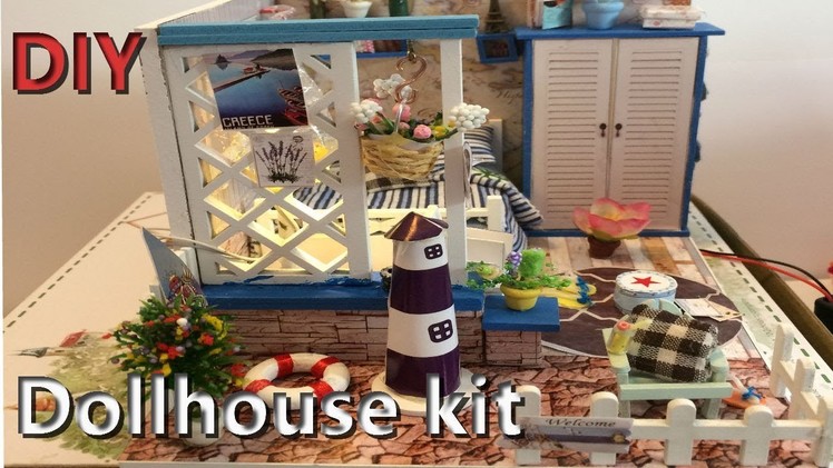 DIY Dollhouse Miniature Kit. The Starry Sea For Decoration Toy