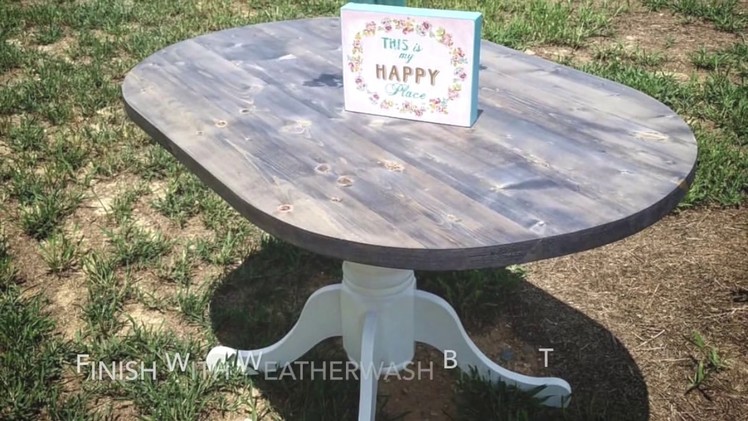 DIY Driftwood Dining Table
