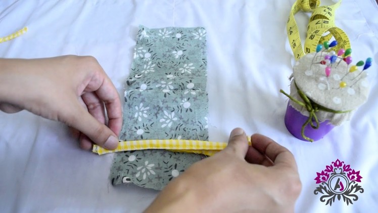 DIY fabric Mini Coins' Pouch