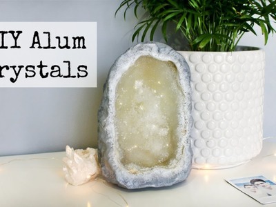 DIY Faux Alum Crystal Geode Tumblr Decor | DanDIY