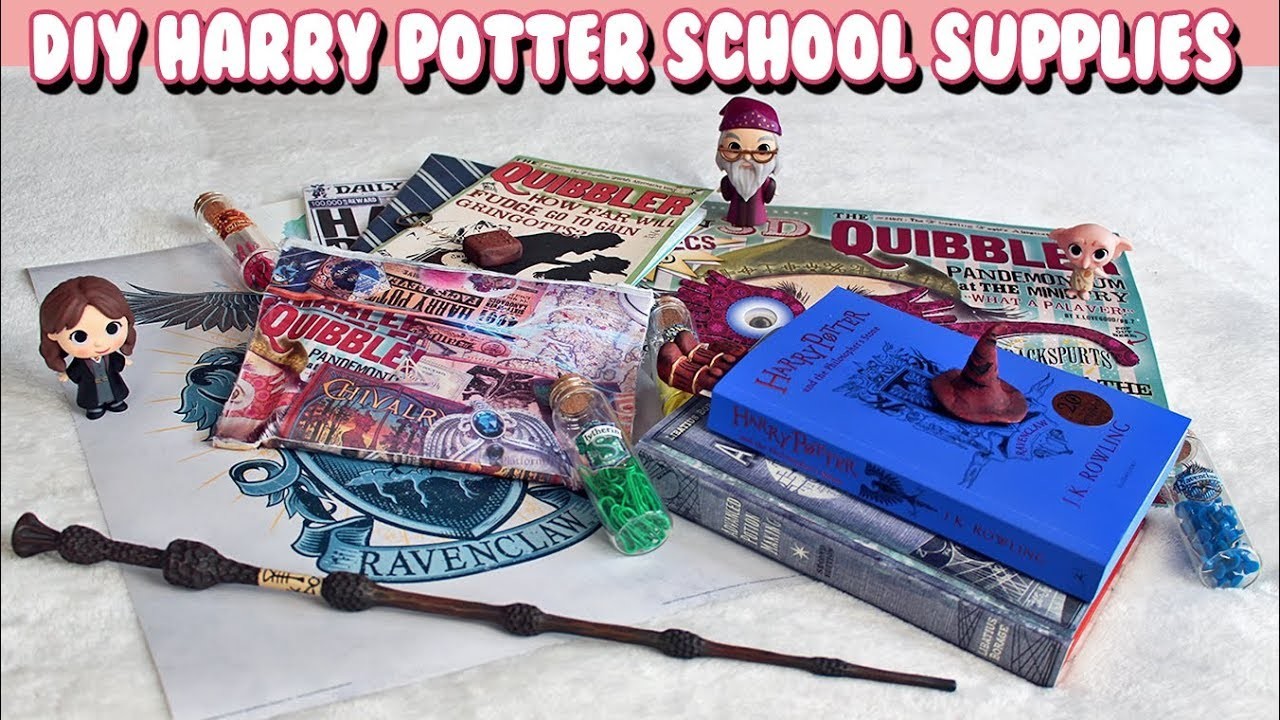 DIY Harry Potter School Supplies