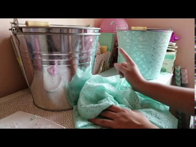 DIY | How To Decorate Buckets For An Ice Cream Bar | Ice Cream Birthday Party Theme Decor