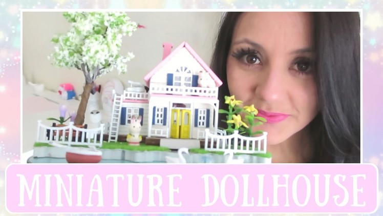 DIY Mini Dollhouse with miniature furniture