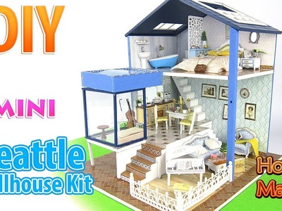 DIY Miniature Dollhouse Kit| DollHouse