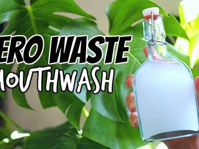 DIY + Natural Zero Waste Mouthwash