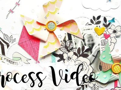 DIY Pinwheels | Scrapbook Process Video | Hip Kit Club