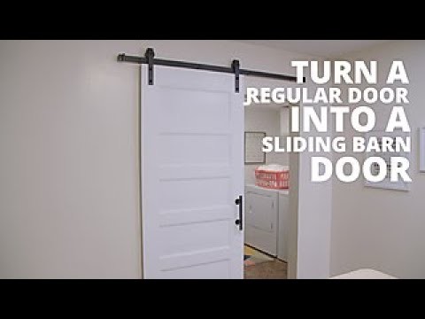 DIY Sliding Barn Door on a Budget - HGTV