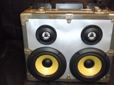 DIY Suitcase Speaker for $15 bucks