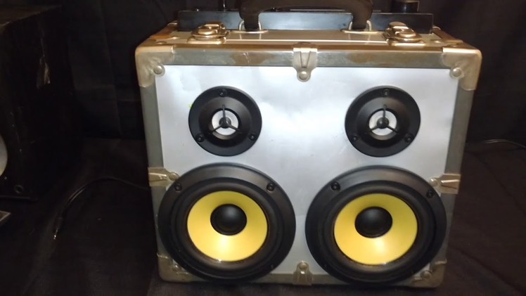 DIY Suitcase Speaker for $15 bucks