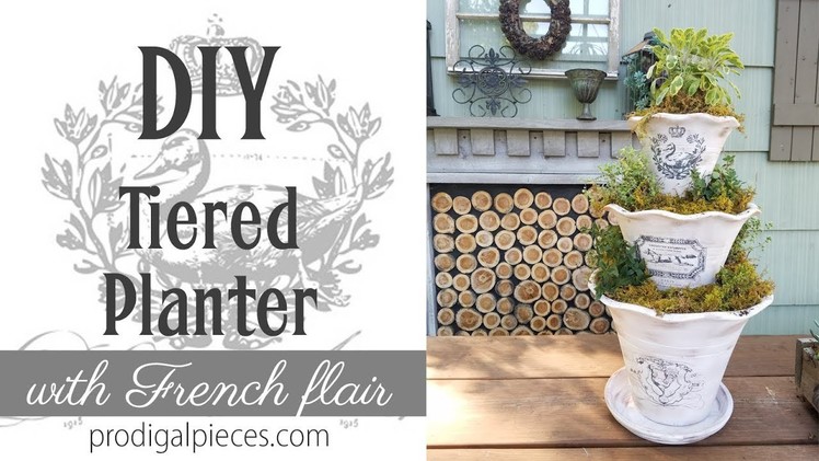 DIY Tiered Planter for Herbs and More