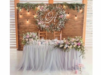 DIY | WEDDING BACKDROP IDEAS| !!