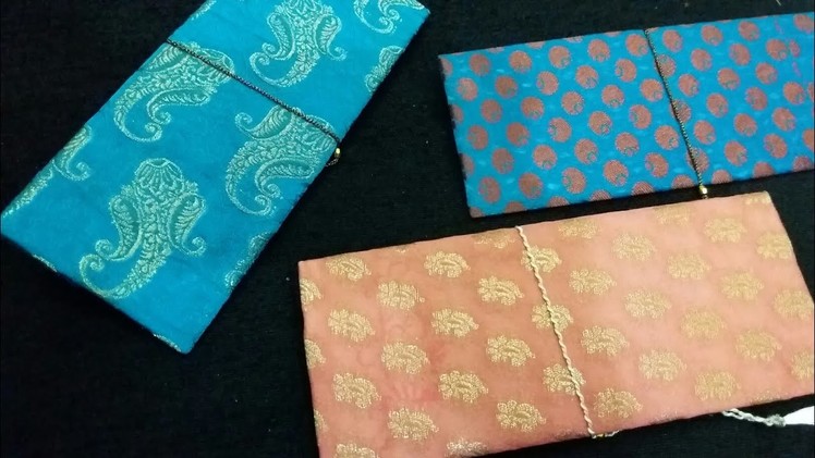 EASY AND QUICK DIY: Cloth(Banarasi) Envelopes