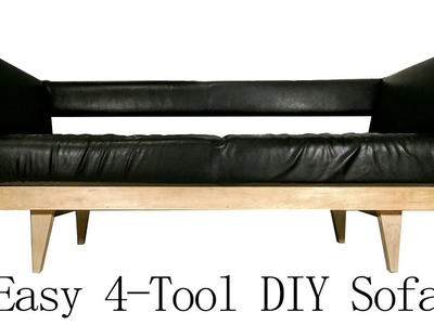 Easy DIY Modern Plywood Sofa | 4 Tools