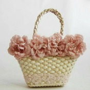 Handmade woven handbag