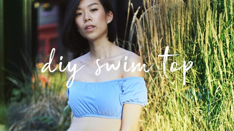 HOW TO MAKE A CUTE SWIM TOP | WITHWENDY