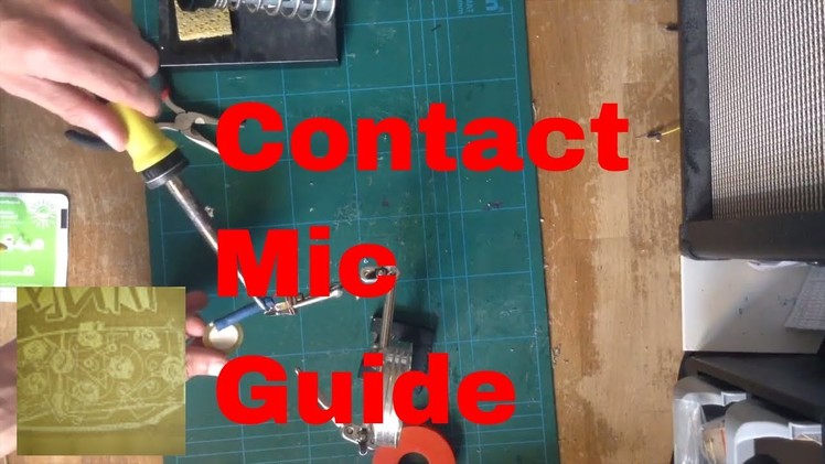 How to make a DIY contact microphone less than $5! Acoustic piezo transducer. DIY guitar pickup mic.