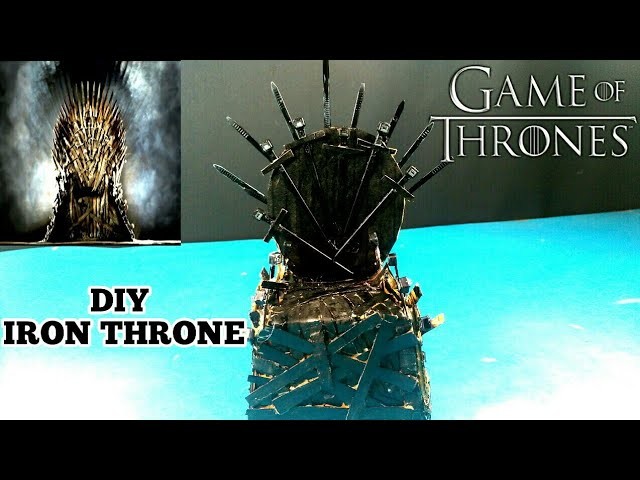 How to Make IRON THRONE CHAIR With Cardboard at Home DIY
