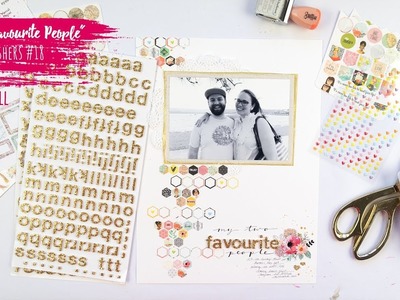 "My Two Favourite People" ~ Kit Crashers #18 ~ Scrapbooking Process Video + + + INKIE QUILL
