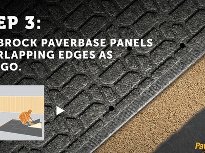 PaverBase DIY Paver Patio or Walkway Installation Instructions