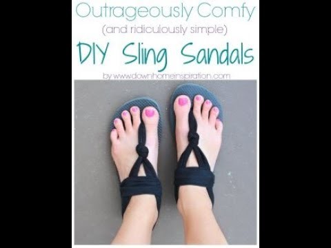 Pinterest Yoga Sling Sandals DIY - Pass or Fail?