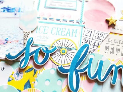 Scrapbooking with Maggie Holmes Carousel- Hip Kit Club August 2017