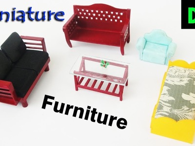 Sofa  Furniture | 5 Amazing DIY Miniature to do at home Compilation